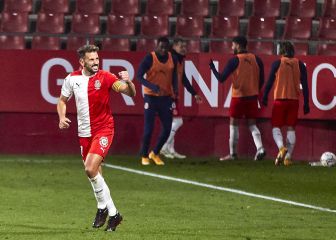 El tridente del Girona sitúa al equipo al borde del playoff