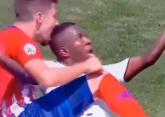 El día que intentaron morder a Vinicius en el derbi de filiales