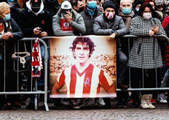 El funeral de Paolo Rossi en el Duomo de Vicenza