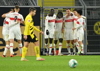 El Sttutgart apabulla al Dortmund, sin su estrella Haaland