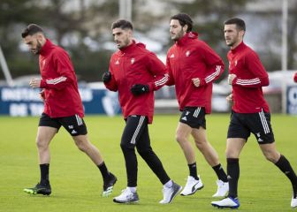 Torró entrena con el grupo