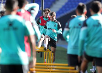 Cabrera y Embarba, ausencias del Espanyol ante el Logroñés