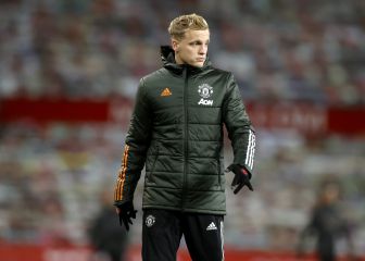 Van Gaal aconseja a Van de Beek salir del United