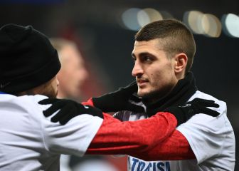 Verratti 'acosa' a Mbappé