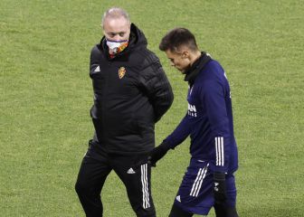 JIM dirige su primera sesión como entrenador del Zaragoza