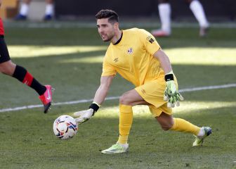 Luca Zidane se asienta en la portería del Rayo Vallecano