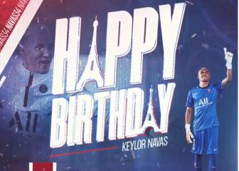 El espectacular homenaje del PSG a Keylor en su cumpleaños