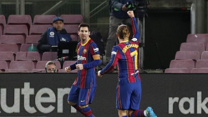El tiroteo de Messi y Griezmann ante la espesura valencianista