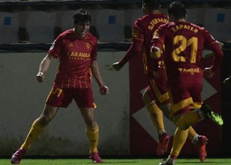 Iván Azón, tercer goleador más joven en la historia del Zaragoza