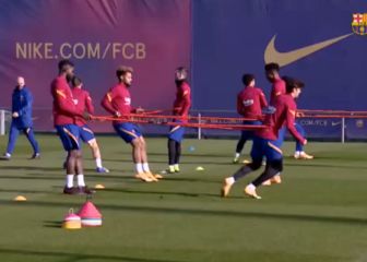 El Barcelona volvió a los entrenamientos tras ganar a la Real Sociedad