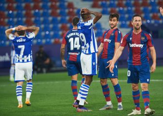 El Levante coge aire a costa de una Real Sociedad en horas bajas