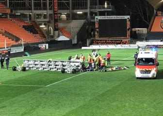 Lorient groundsman dies after floodlight fall impact