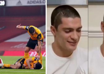 Raúl Jiménez y las secuelas tras el choque con David Luiz