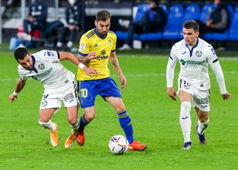 El Getafe desarticuló las bandas del Cádiz