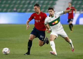 Elche y Osasuna se reparten los puntos en el Martínez Valero