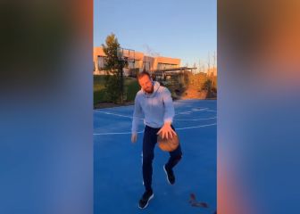 ¡Vale para todo! Oblak impresiona en su Instagram jugando como Stephen Curry