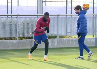 El Barça vuelve a entrenar sin Messi tras el descanso navideño