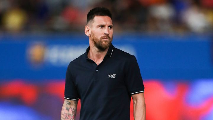 Messi ya está en Barcelona