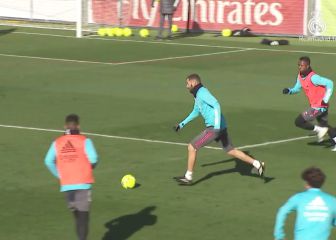 El Madrid afina puntería antes del encuentro ante el Elche