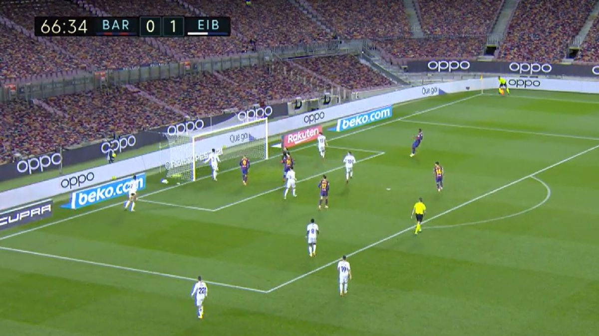 Reaparece tras un mes y salva al Barça de la debacle: vean el gol de Dembélé