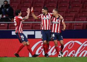 Atlético de Madrid - Getafe: Así ha sido el gol de Luis Suárez