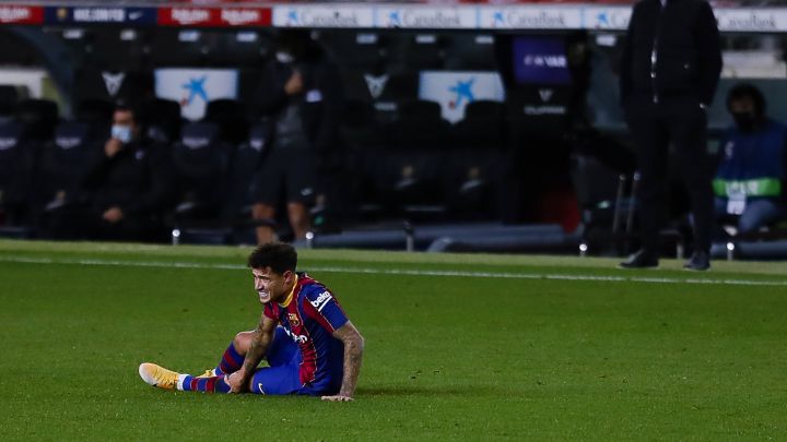 Coutinho será operado del menisco de su rodilla izquierda