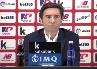 Marcelino se disculpa y para convencer a afición del Athletic