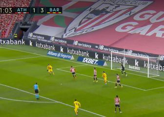 El lujoso control de Pedri que resume su exhibición en Bilbao