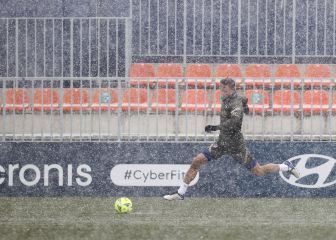 Caras largas en el entrenamiento del Atlético de Madrid