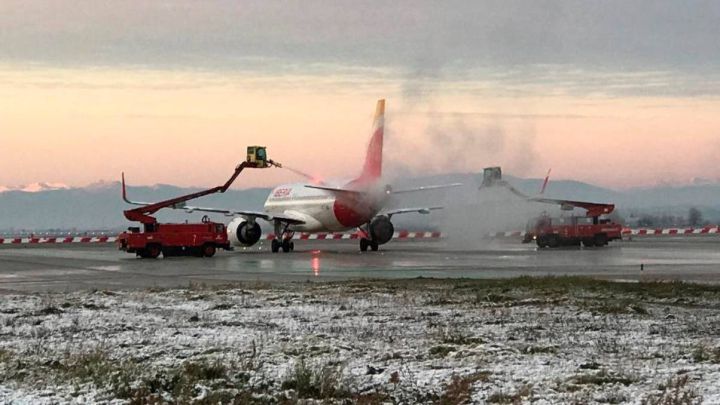 El Madrid, atrapado en Barajas