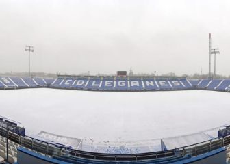 La ‘fortaleza’ de hielo de Butarque estará lista contra el Almería
