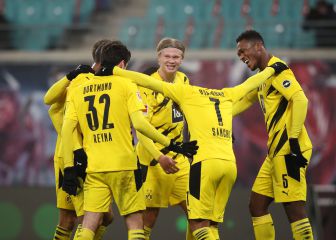 Haaland evita que el Leipzig se ponga líder