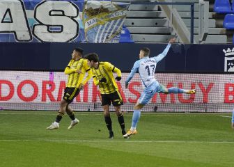 Dani Barrio salva a un Málaga sin suerte con el VAR