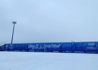 El Fuenla, a El Molinón sin entrenar desde el jueves