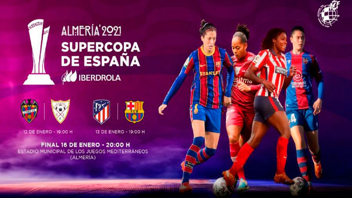 Supercopa de España femenina quién la juega, horarios, formato y dónde