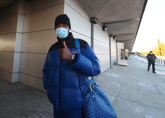 Moussa Dembélé llega a Madrid... en tren y vía Valladolid