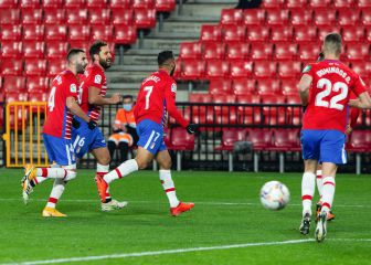 Aprobados y suspensos del Granada: el hambre de Luis Suárez y las tablas de Rui Silva
