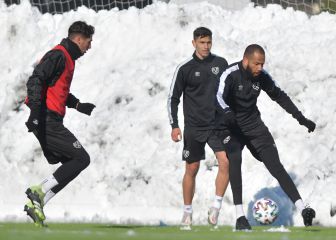 El Rayo se ejercita en Valdebebas