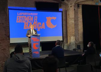 Laporta presenta su proyecto para revertir la situación económica del Barcelona