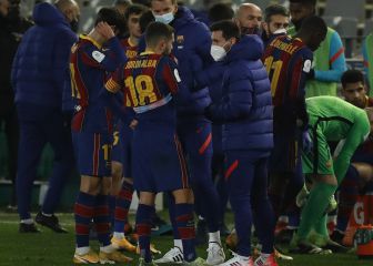 Messi: consejos en la prórroga y paseíto para celebrar el pase