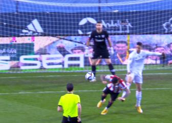 Movistar+ muestra todas las tomas de la mano que protestó el Madrid en el 95