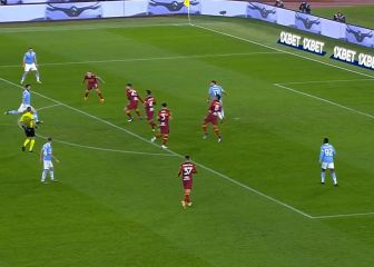 Luis Alberto y uno de los grandes disparos de Europa: así se lució en el derbi de Roma