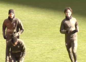 El Atlético completa otra sesión y pone el foco en Ipurúa