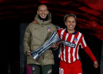 El Atleti dedica la Supercopa a Torrecilla: 