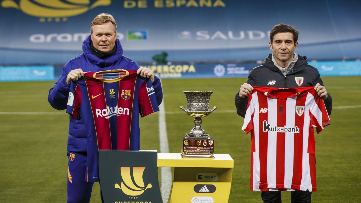 Possible alignments of Barcelona and Athletic in the final of the Spanish Super Cup