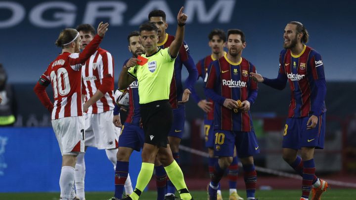 Messi red card: how many games will Barça star be banned for?