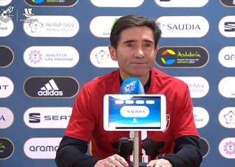 Marcelino muy emocionado con el título: 