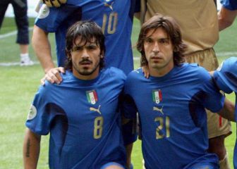 Gattuso: “Le di más bofetadas yo a Pirlo que su padre”