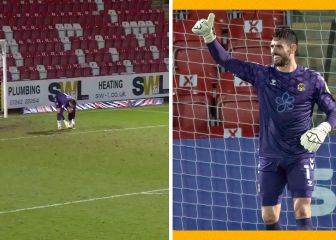 ¿Guinness? Inverosímil gol de este portero en un saque de arco
