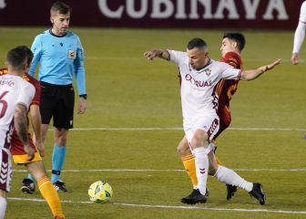 Tres puntos para el Alba y cuatro palos para el Zaragoza